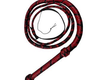 Handmade Braided Cowhide Leather Whip – 12-Plait Flogger