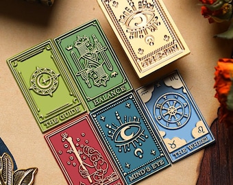 Tarot Series | Divination | Copper Wax Seal Stamp | Custom Metal Head | Metal Stamp for Cards, Stationery, Envelopes & Invitations