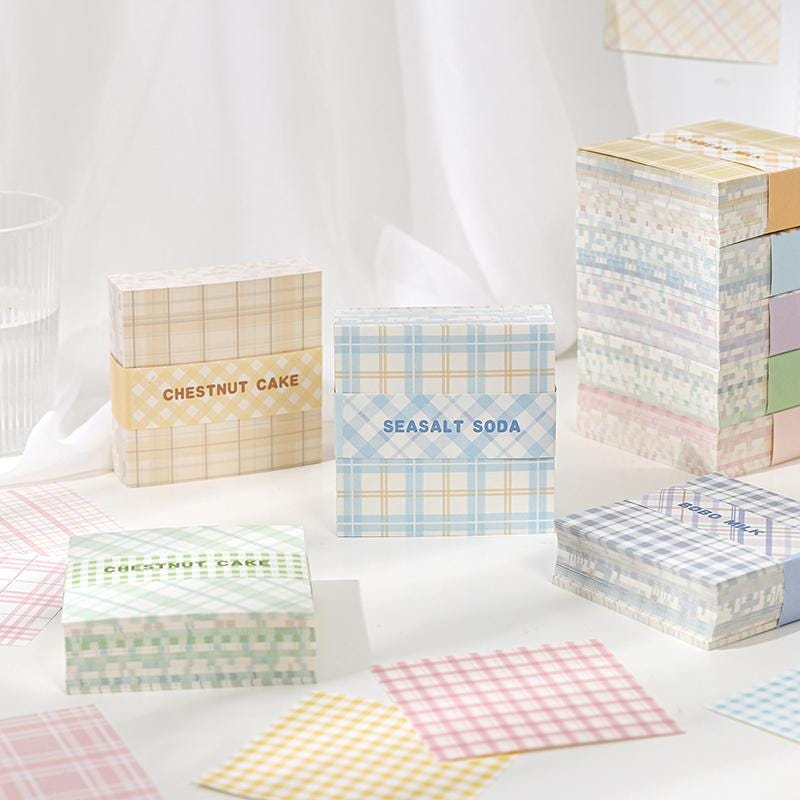 Sticky Grid Paper Grid Cute Note Paper | Graph Paper Sticky Notes Sticky Note for ...