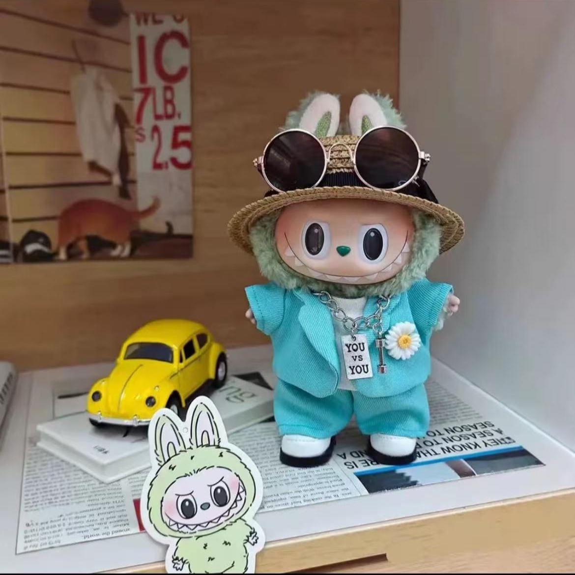 Labubu g-dragon なりきりセット OMG Labubu x G dragon outfit : r/labubu