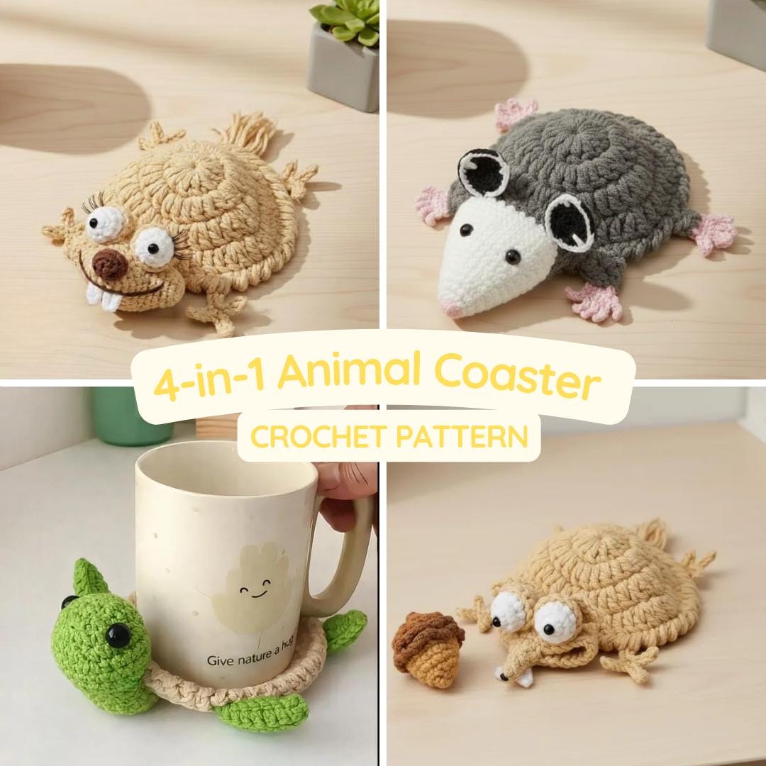 Lot De 12 Dessous De Verre Fantaisie En Silicone - Animaux & Fruits Colorés, Antidérapants Et Résistants à La Chaleur