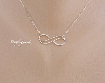 Infinity Necklace, Couple Necklace, Sister Necklace, Best Friends, Wedding Party Gift, Sisters Jewelry, Bridesmaid Gifts, Gift for Her