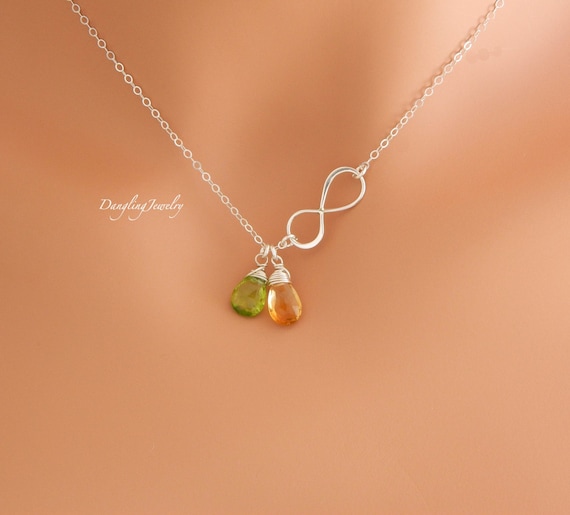 Floating Hearts Necklace | Mother's Personalized Necklace