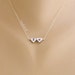 Custom TWO Initial Heart Necklace, Monogram Necklace, Heart Charm ...