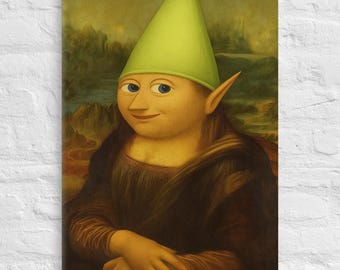 RuneScape Decor RuneScape Decoration RuneScape Gnome Child Merch OSRS Merch Old RuneScape Canvas Funny Gaming Wall Art OSRS RuneScape Gift