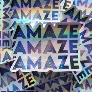 Holographic Amaze Project Hail Mary Sticker
