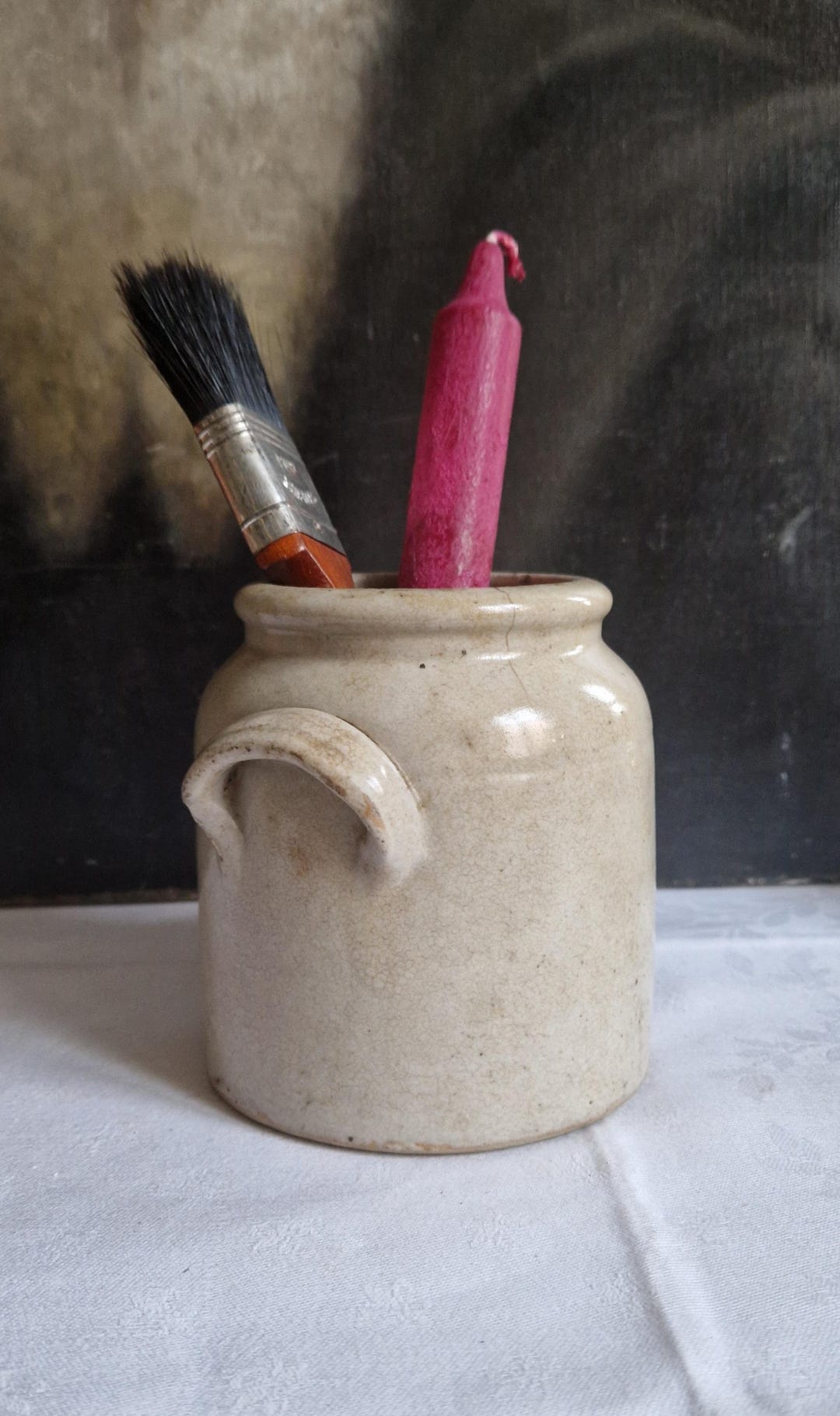Antique Confit Fat Pot Container Shabby Vintage From France Rare - Etsy