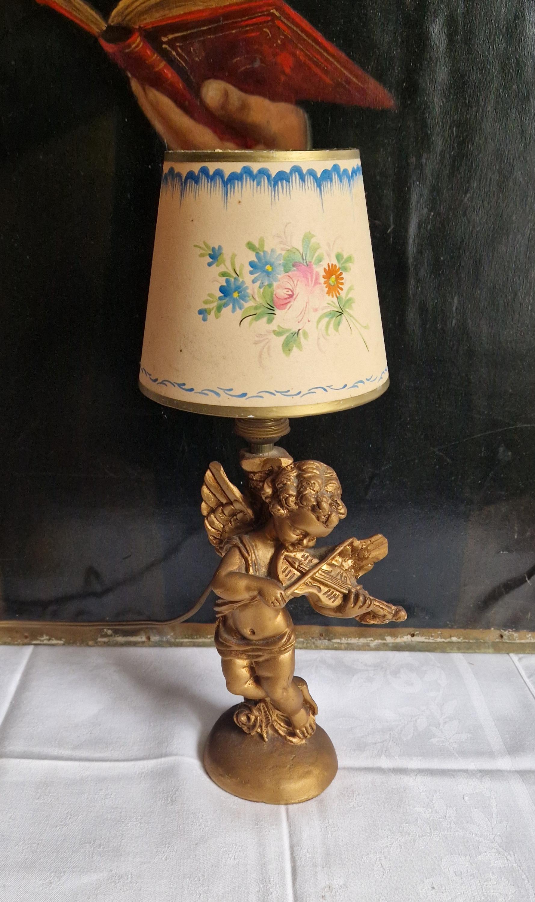 Antique angel lamp - Etsy 日本