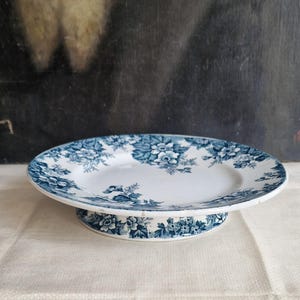 Placa de pie Presentoir antigua Marie Louise Terre de fer decoración vintage francesa