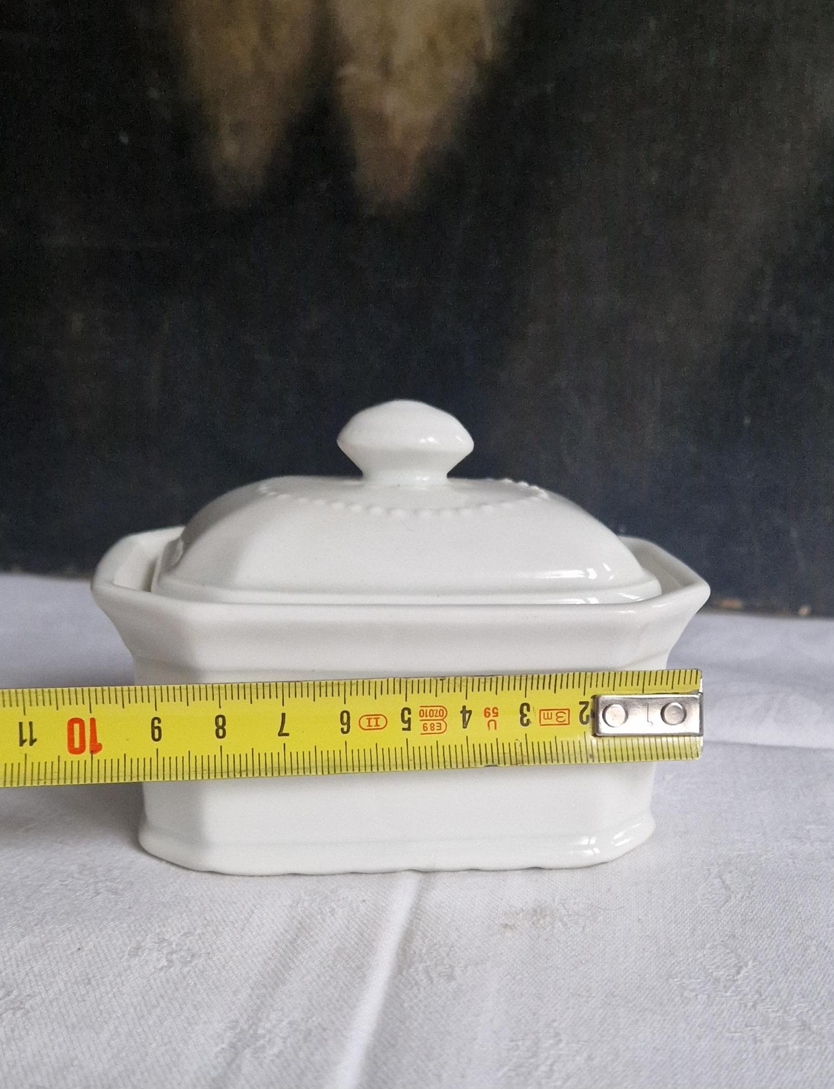 Old Butter Dish Storage Container Apilco French Vintage Decor - Etsy