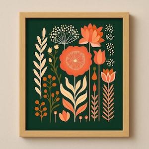 Flower Art Digital Print