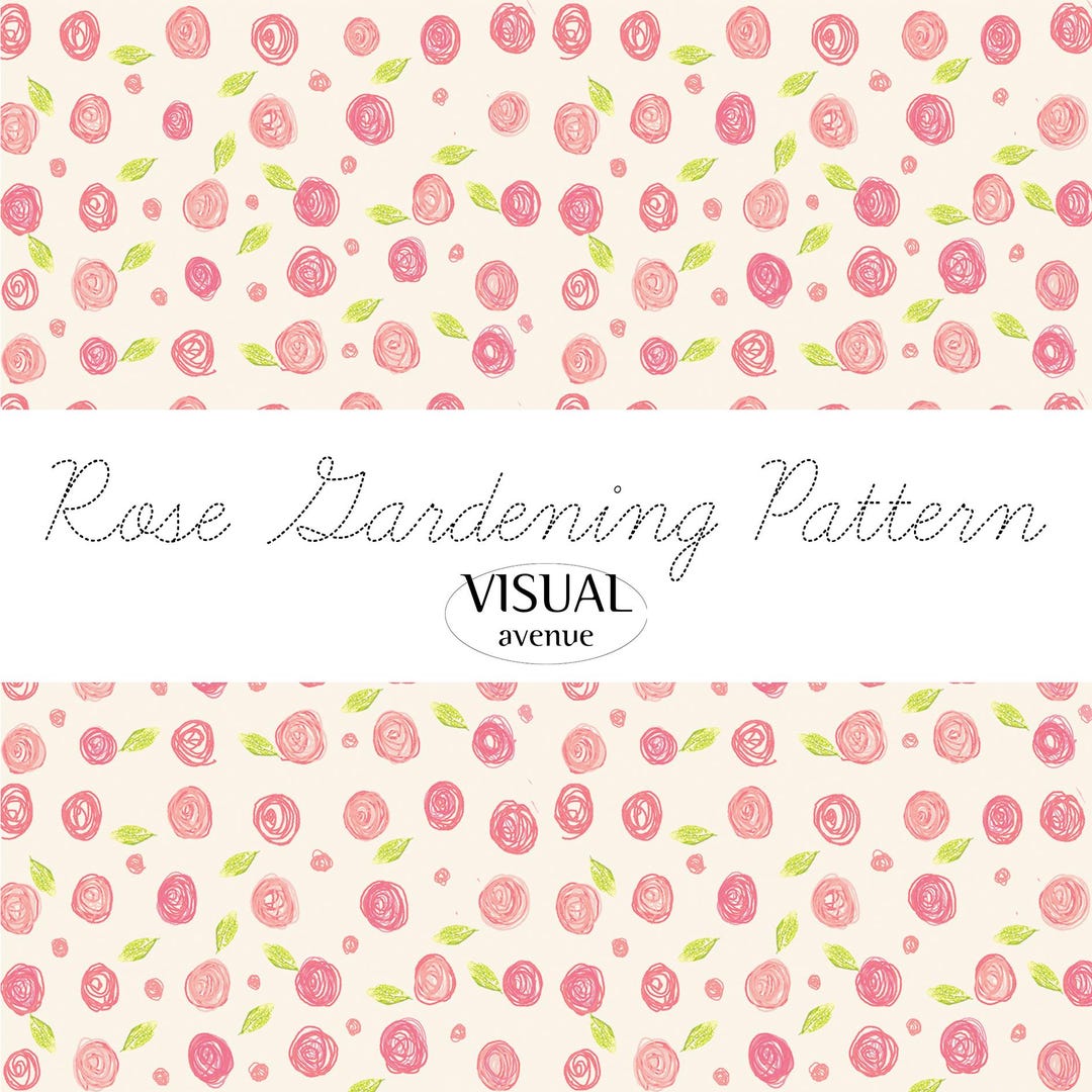 Rose Gardening A4 Size Patterns, Wallpaper Fabric Graphic, Phone Case ...