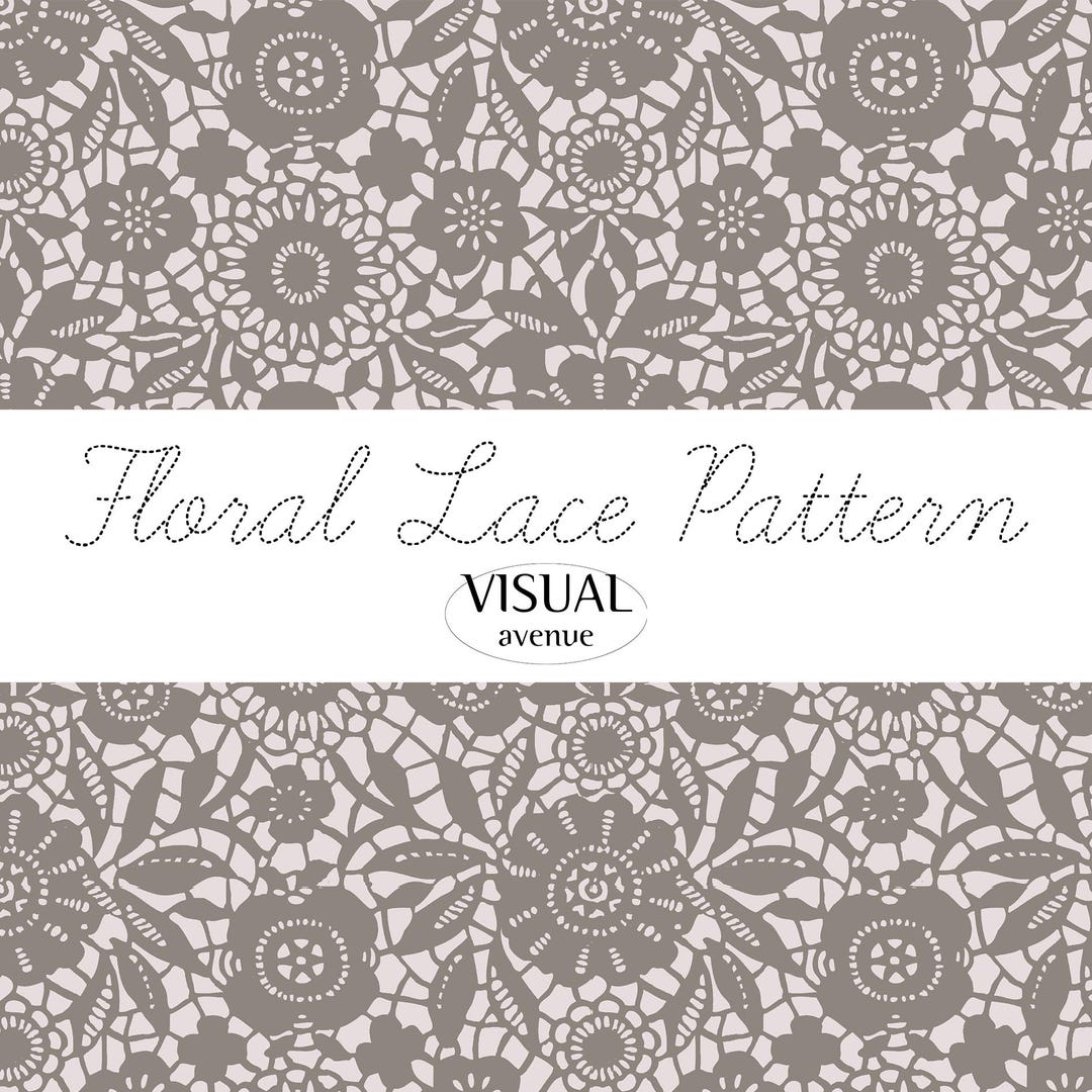 Floral Lace A3 Size Patterns, Flower Lace Pattern, Phone Case ...