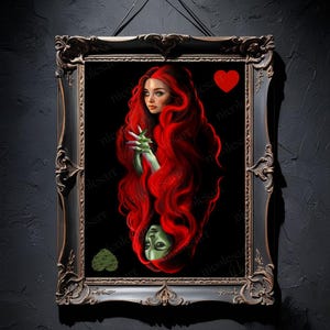 Gothic print, Dark Art, Poster, Künstler Poster, illustration, Gothic stile