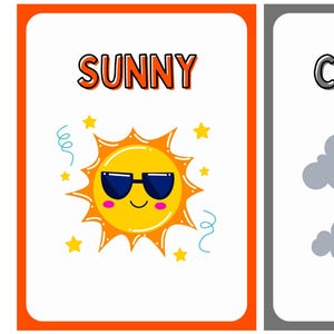 Wetter Lernkarten für Kinder: Lernkarten (PDF verfügbar)