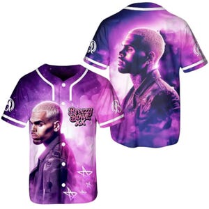 Chris Brown Breezy Bowl XX 2025 Baseball Jersey, Custom Tour Shirt, Baseball Jersey for Adult Youth Kid, Breezy Bowl XX Baseball Jersey