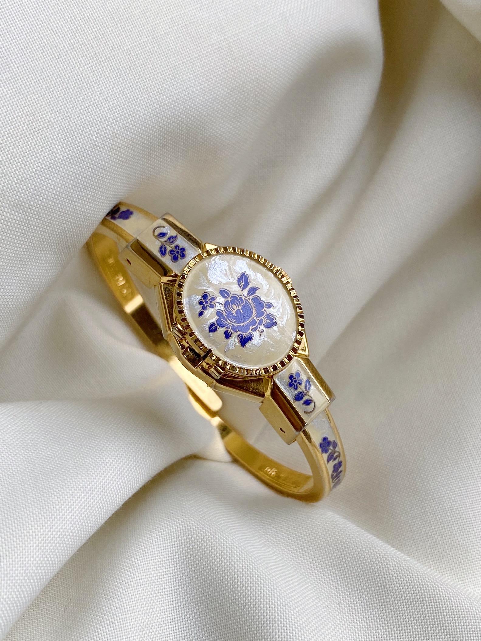 Swiss Made ANDRE MOUCHE 花柄 バングルウォッチ Yahoo!オークション - ANDRE MOUCHE アンドレ ムッシュ 花柄 2針