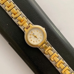 Vintage Givenchy 1990s Two tone watch