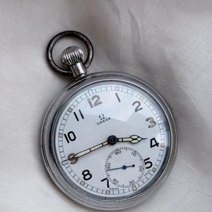 Vintage Omega British Military 1940s Pocket watch