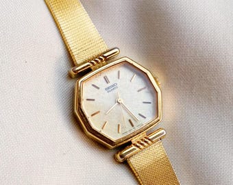 Vintage Seiko Gold plated Women’s Watch – 1990s Japanese Quartz