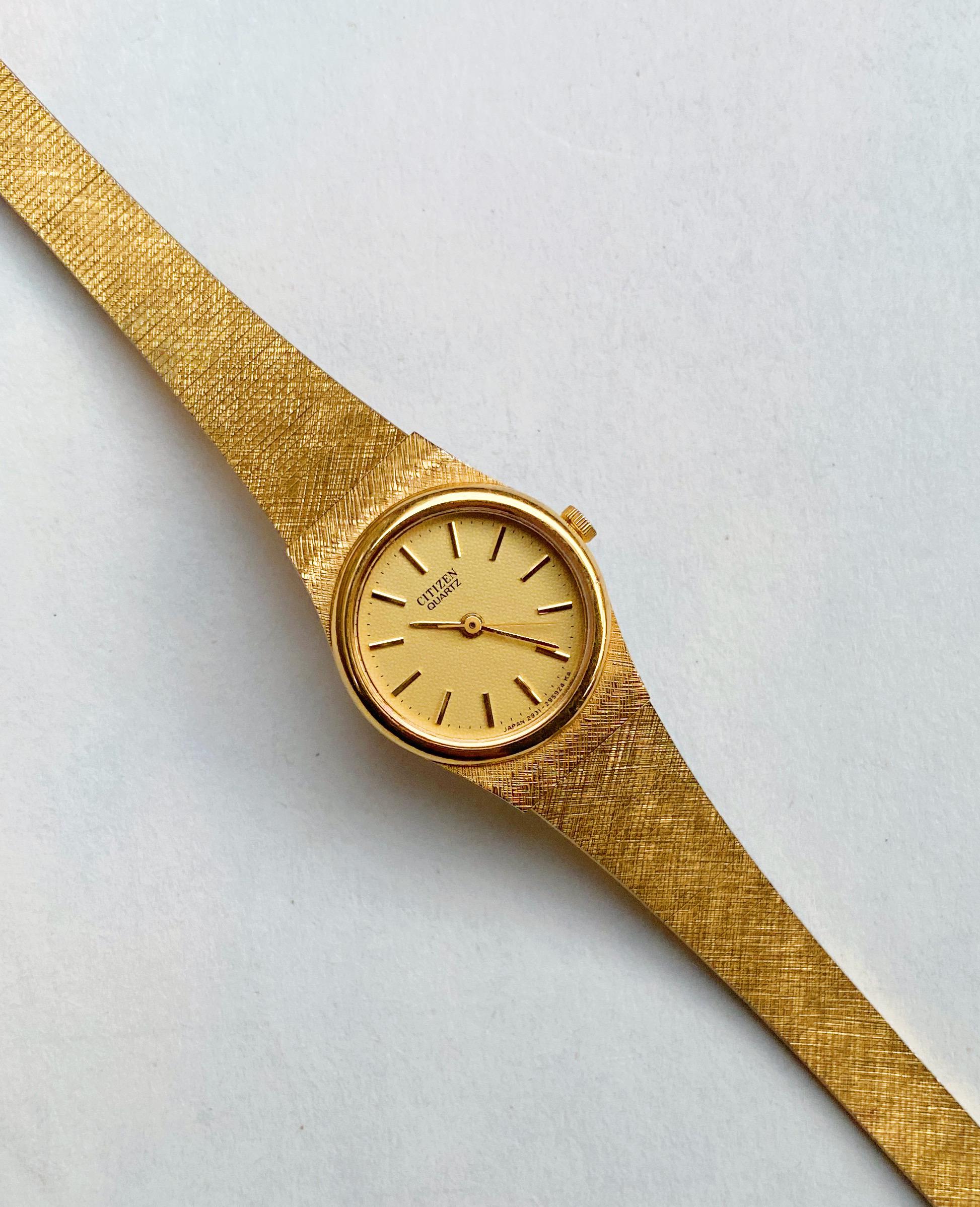 Vintage Citizen Gold Tone Watch: Japan Quartz - Etsy