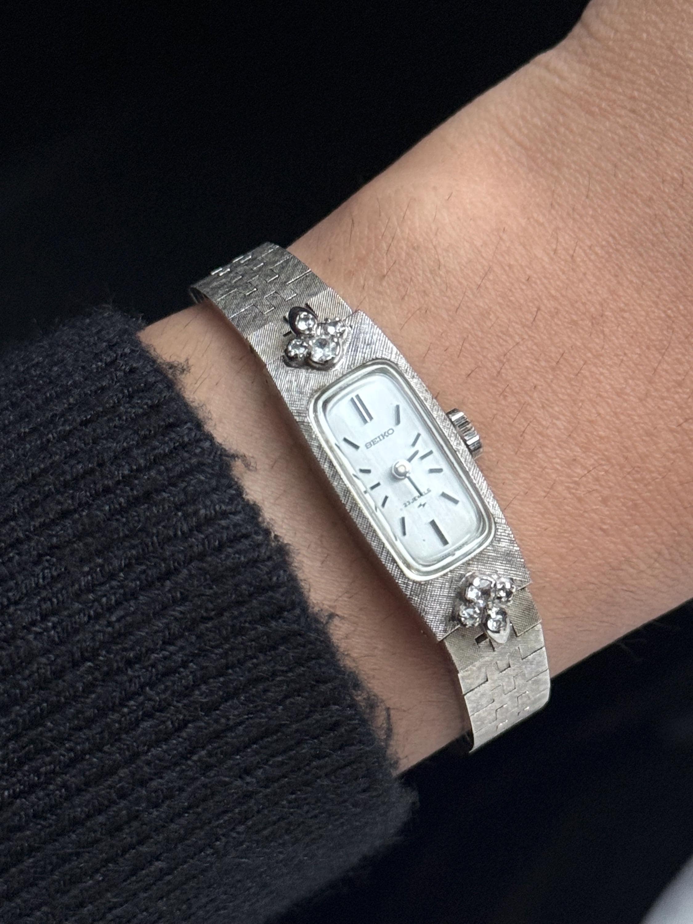 Vintage silver seiko watch women - Etsy 日本