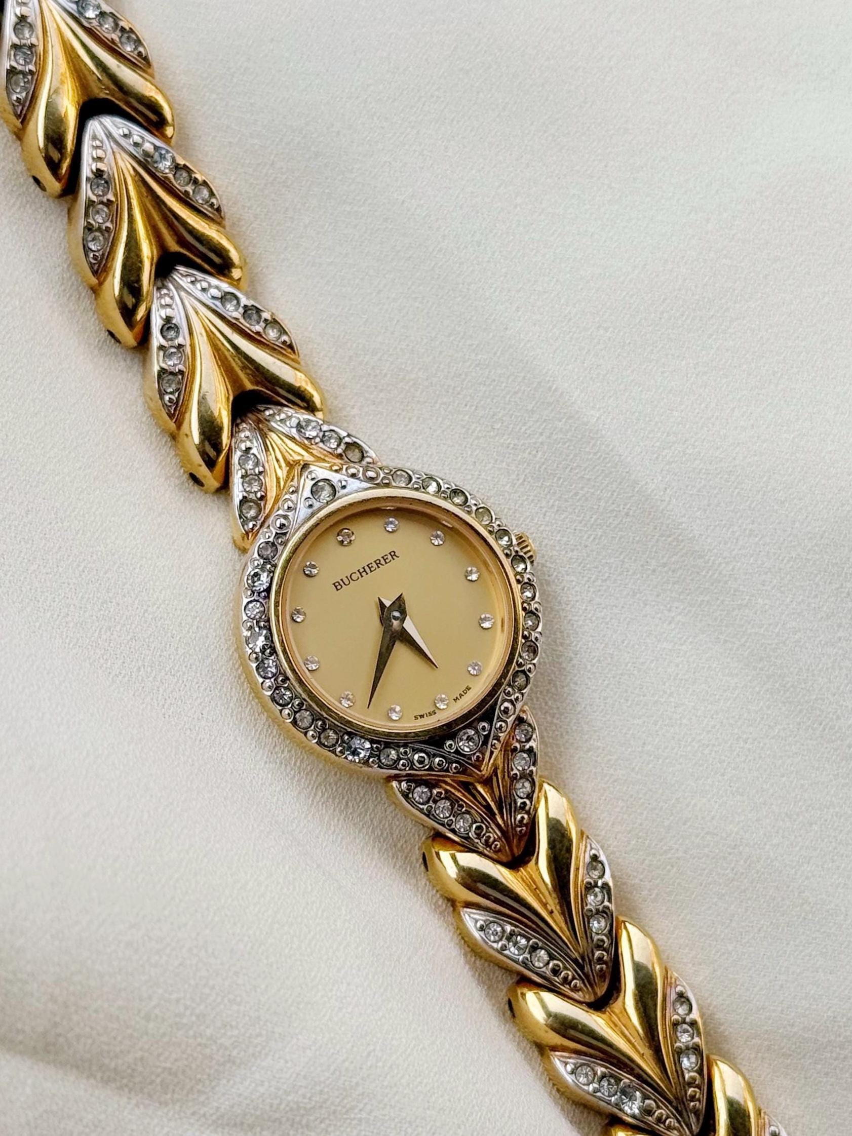 Gold bucherer watch - Etsy 日本