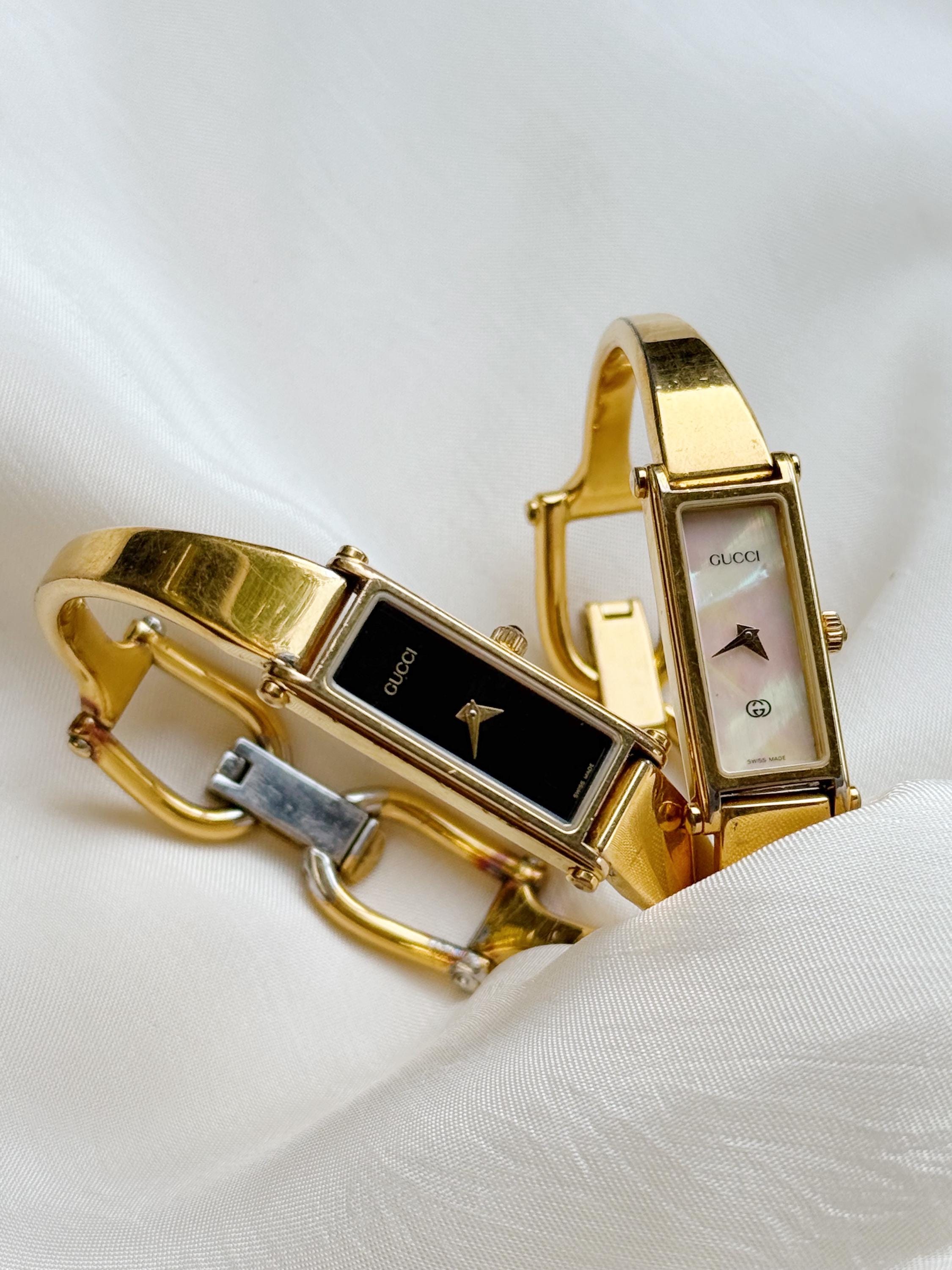 Gucci 1500l Gold Watch - Etsy