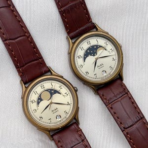 Seiko Alba Moonphase Watch - Etsy