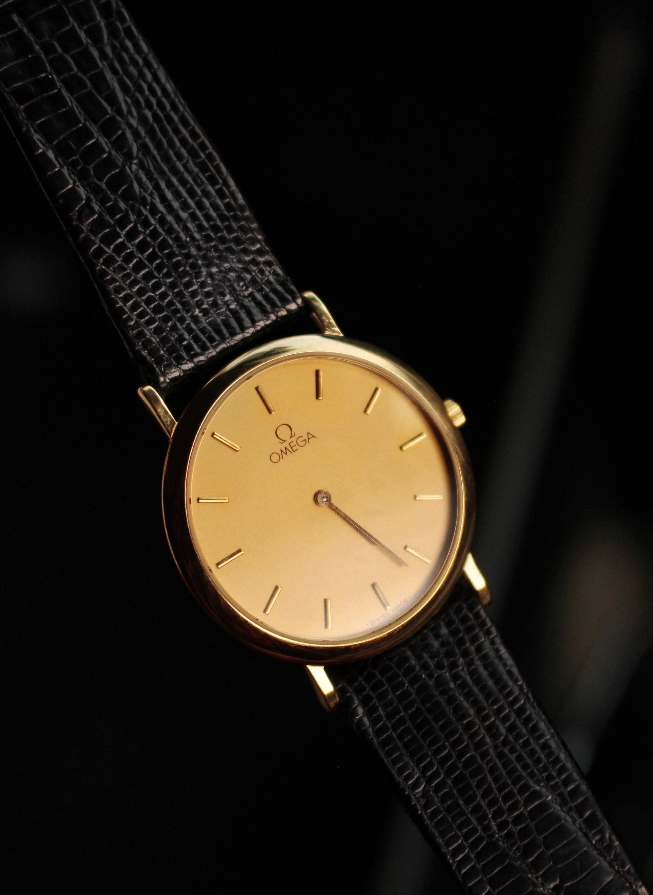 70’s Omega DE VILLE Round case 1970 Omega De Ville large octagonal Automatic watch model 166.085