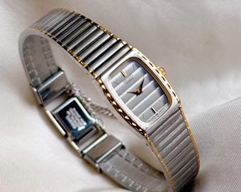 Rare Seiko Petite Tank Vintage watch; Stainless steel