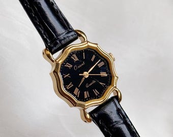 Vintage Rare Orient Watch for women; Leather Strap