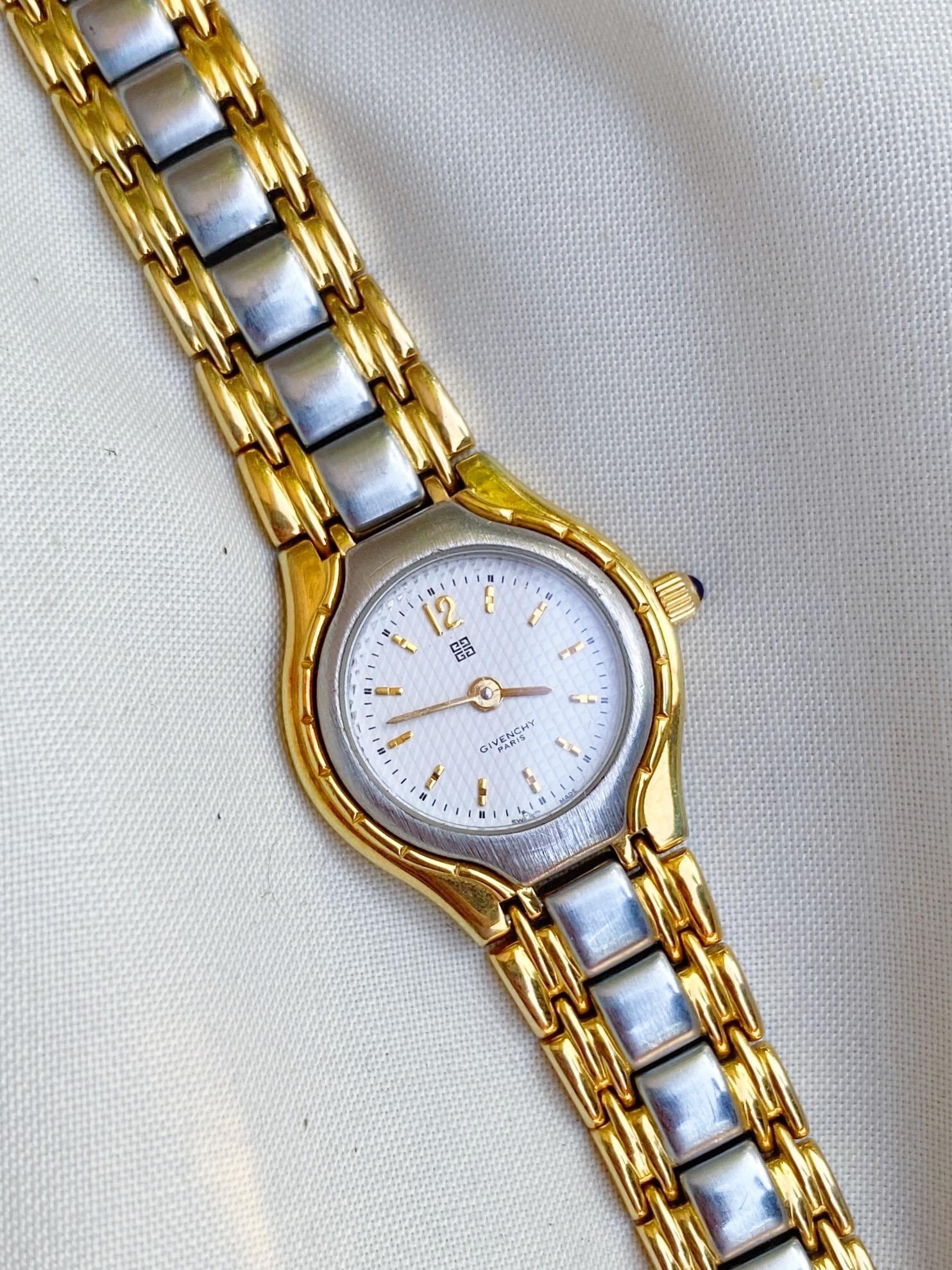 Vintage Givenchy Two Tone Watch for Women; Swiss Made - Etsy