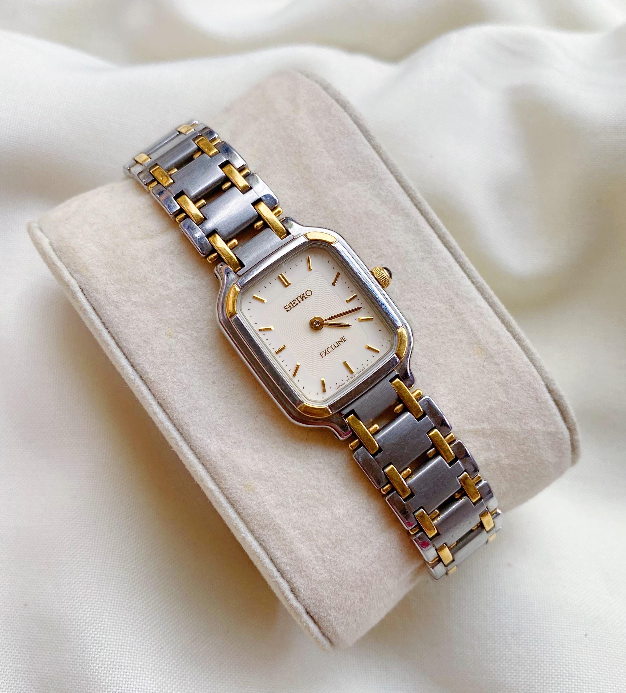 時計 vintage seiko exceline 2p diamond watch SOLD! Rare Vintage Seiko “Exceline” Diamond Watch -Movement