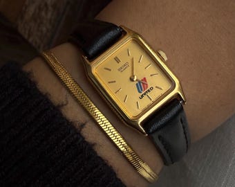 ヴィンテージ 1980年代 セイコー レディース クォーツ腕時計 ゴールド