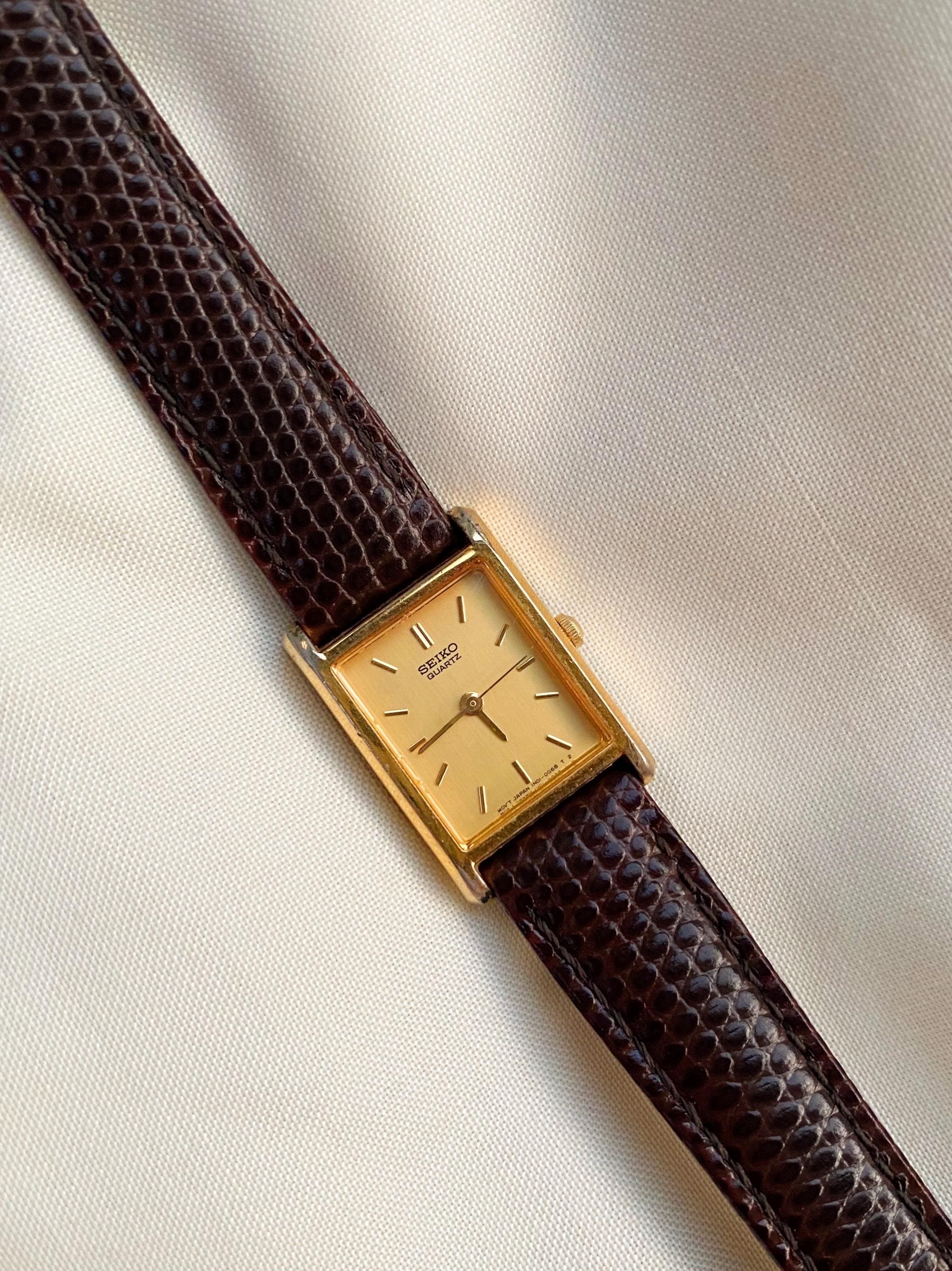 Seiko Dolce Tank Watch - Etsy