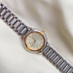 YSL two tone watch 1990s | Rare vintage watch | for women