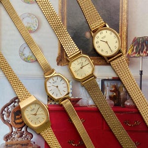 超美品 SUNLORD LEMIR JAPAN-Y-H58S 日本製 稼働品 Vintage Sunlord L'emir Women's Quartz Watch | Two-tone Gold
