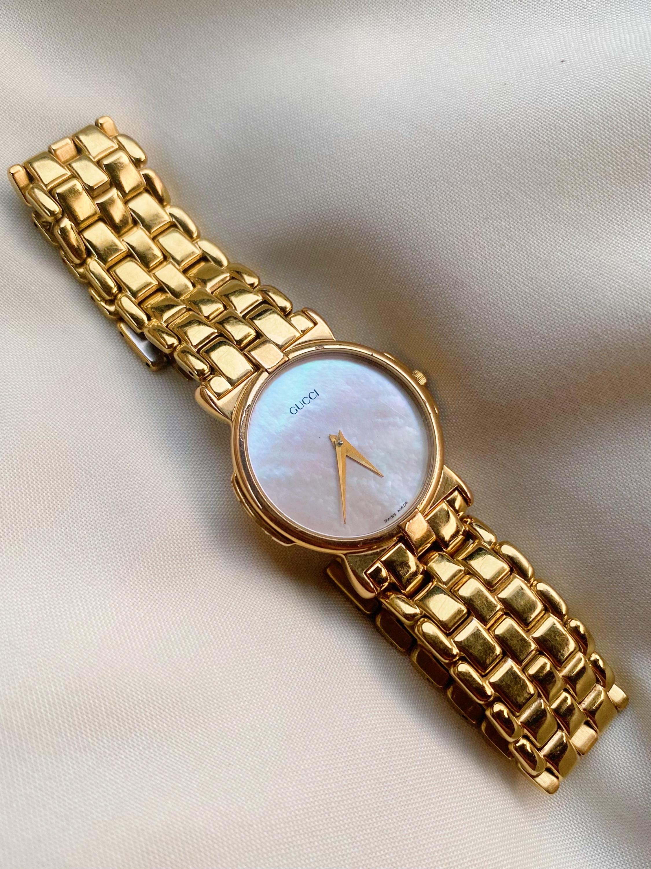 Gucci Vintage Watch Pearl - Etsy