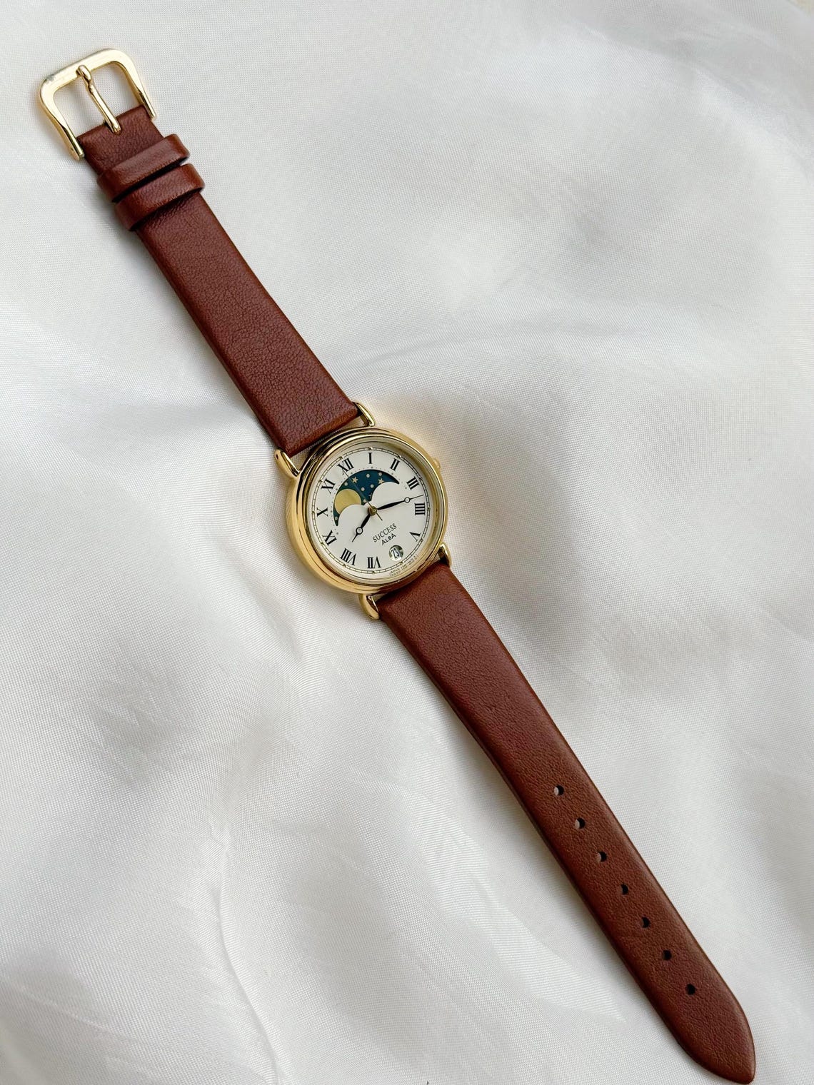 ALBA Success Vintage Moonphase Unisex Watch; Datejust Dial - Etsy Canada