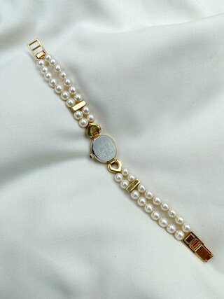 Orologio Da Donna Elegante Con Quadrante Rotondo E Cristalli - Cinturino A Bracciale In Acciaio Senza Fibbia, Rosa, Taglia Unica