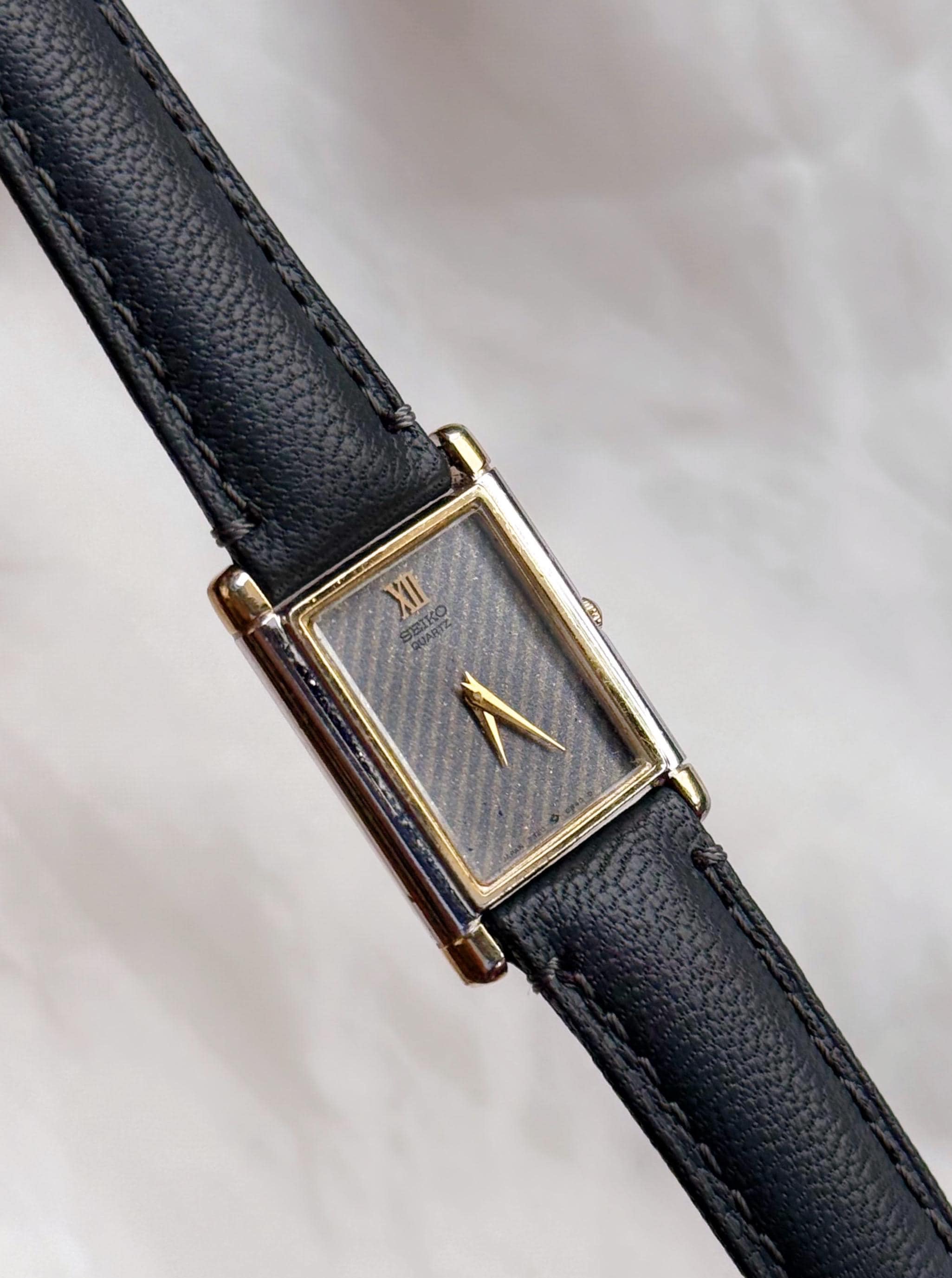 Vintage Gucci Watch With Leather Strap - Etsy