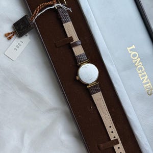 Vintage Rare Longines 150th Anniversary Women’s Gold plated watch; Subsecond dial, Boxed image 6