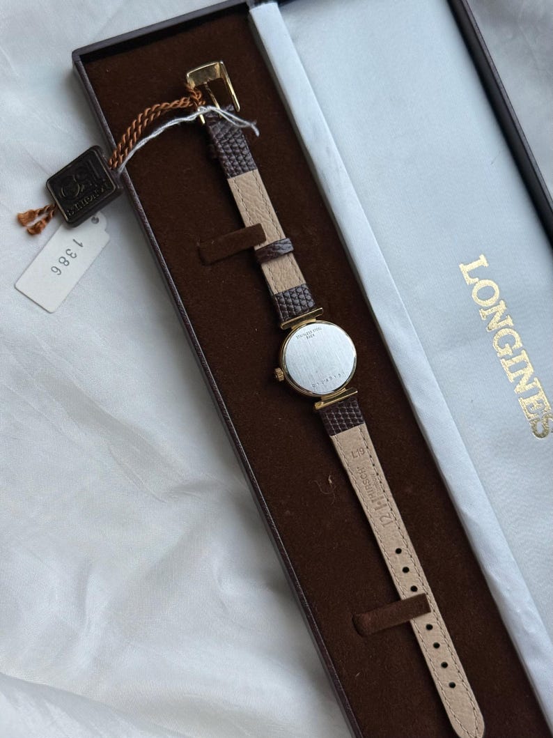 Vintage Rare Longines 150th Anniversary Women’s Gold plated watch; Subsecond dial, Boxed image 6