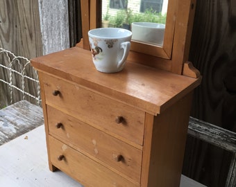 antique doll dresser