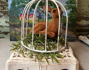 Iron Cloche, Display Cloche. Iron Dome, Rustic Display, Easter, Holidays
