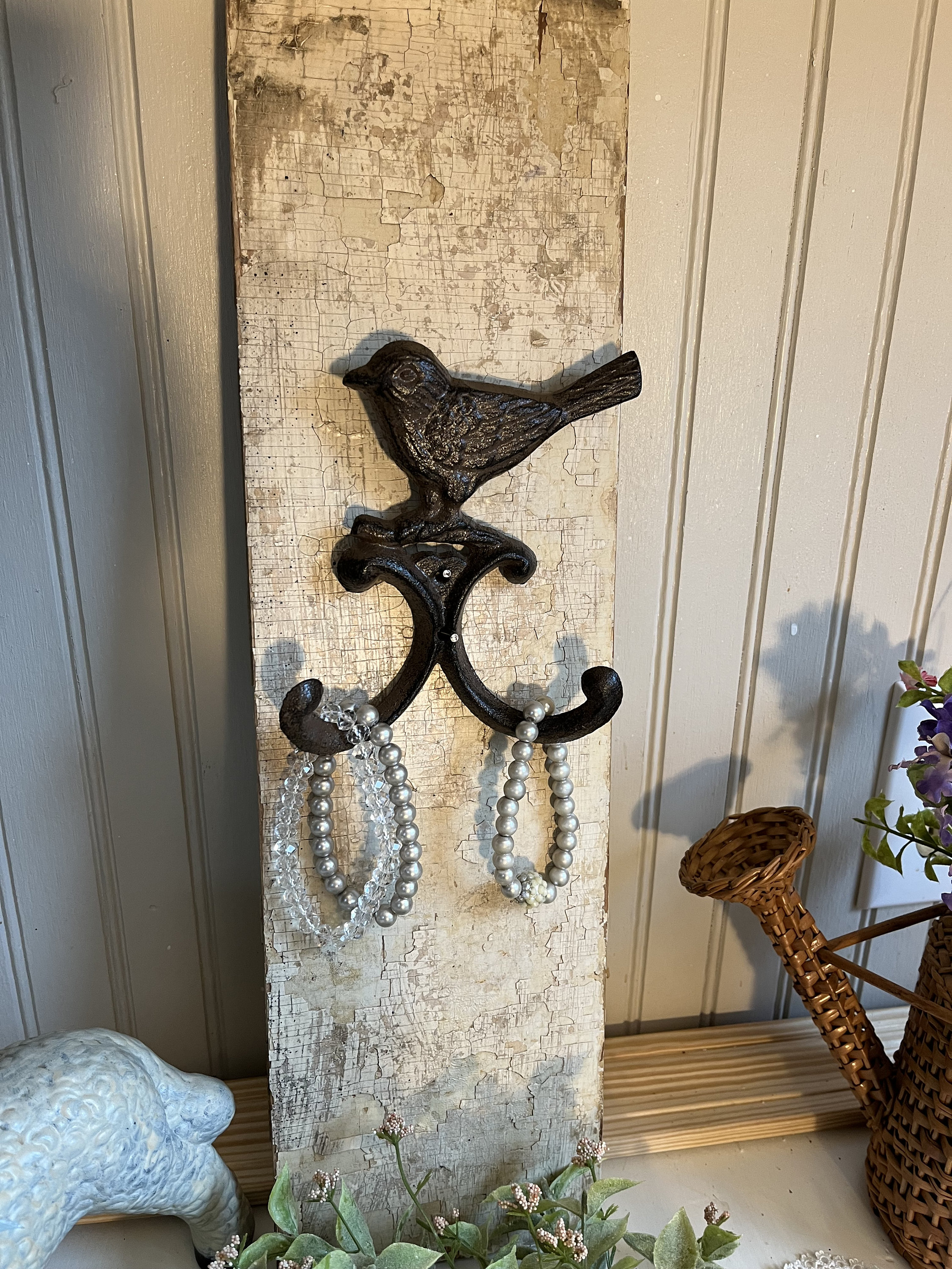 European Vintage Cast Iron Wall Hanger Hook Lovely Couple Birds On Branch  For Home Garden Decor Or Lantern Flower Basket Hanging - AliExpress