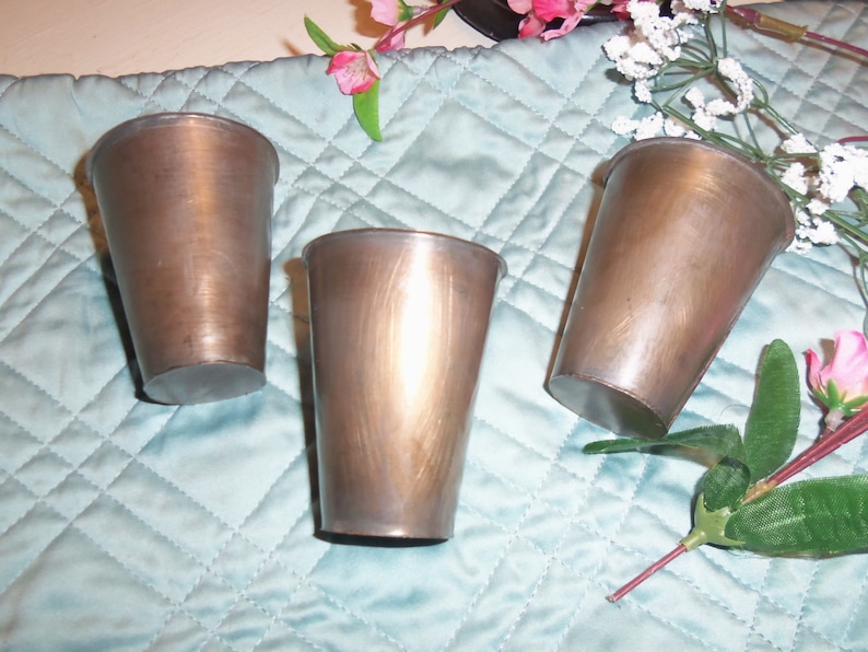 Set of 12 Sugar Mold Inserts Cups Metal Cups Etsy