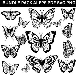 Butterfly SVG bundle, Designs Butterfly SVG, Butterfly SVG Layered, Butterfly Files for Cricut, Butterfly Clipart,eps,pdf, Digital Download