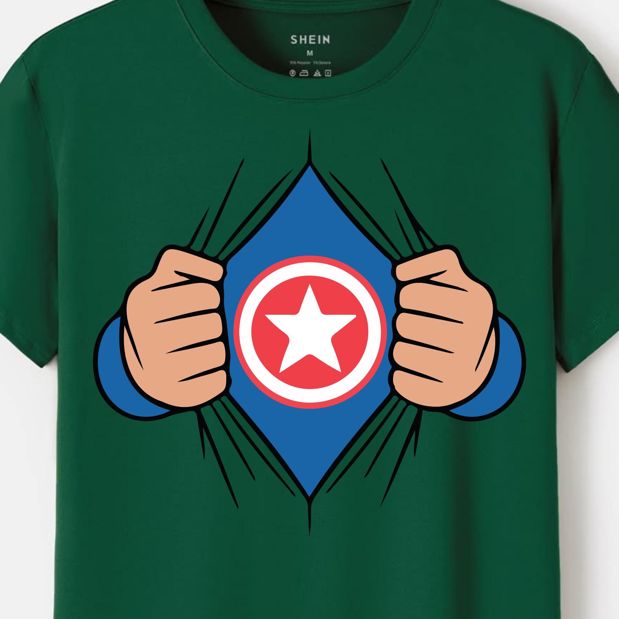 Shirt Emblems Superhero Logo SVG Bundle: Ripped Shirt Emblems (digital Download) - Etsy